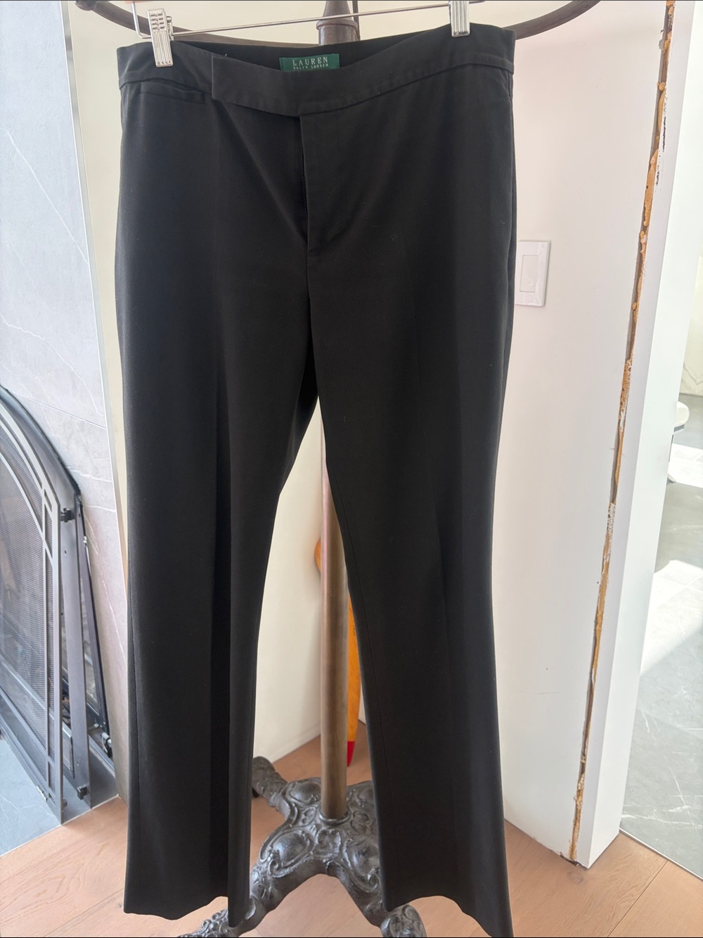 Ralph Lauren black straight legged dress pants
